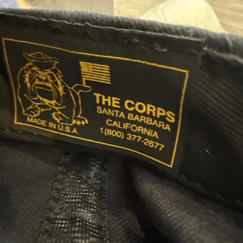 The Corps‎ USS VALLEY FORGE CG 50 Logo Blue Baseball Cap Hat One Size